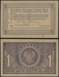 1 marka polska 17.05.1919, seria PG, numeracja 3