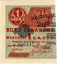 1 grosz 28.04.1924, Miłczak 42aP
