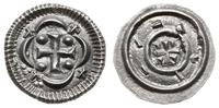 denar 1116-1131, Aw: W czwórłuku krzyż z kropkam