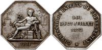 żeton 1831, Aw: Merkury siedzący w lewo, trzymaj