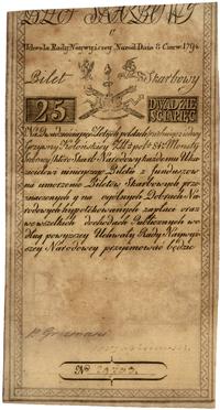 25 złotych polskich 8.06.1794, seria C, banknot 