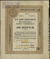 Polska, 4 1/2 % listu zastawnego na 100 złotych, 1926