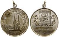 Polska, medalik religijny z uszkiem, 1888