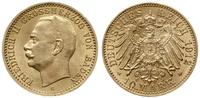 10 marek 1912 G, Karlsruhe, złoto 3.97 g, rzadki
