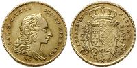 6 ducati 1750, Neapol, złoto 8.82 g, lekko justo