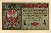1/2 marki polskiej 9.12.1916, 'Generał"- , Miłcz