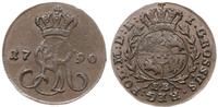 grosz 1790 EB, Warszawa, korona nad monogramem n