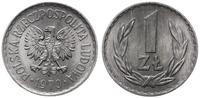 1 złoty 1970, Warszawa, aluminium, smugi mennicz