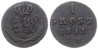 1 grosz 1811 IB, Warszawa, H-Cz. 3468, Kahnt FA3