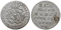 Polska, półzłotek (2 grosze srebrne), 1766 FS