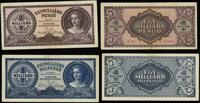 zestaw 2 banknotów:, 1 miliard pengo 18.03.1946 