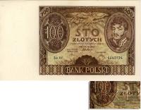 100 złotych 9.11.1934, seria AV. odmiana znaki w