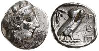 tetradrachma 479-393 pne, Aw: Głowa Ateny w hełm