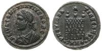 follis 321-324, Heraclea, Aw: Popiersie cesarza 