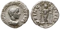 denar 218, Rzym, Aw: Popiersie cesarza w prawo, 
