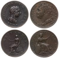 lot 2 monet, farting 1806 (Jerzy III, mennica Bi