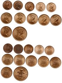 zestaw 12 monet, w skład lotu wchodzą: 5 x 1/2 p