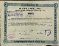 4% list zastawny na 1.000 złotych 15.07.1929, nu