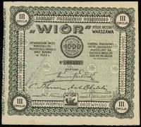 1 akcja na 1.000 marek polskich 1922, Warszawa, 
