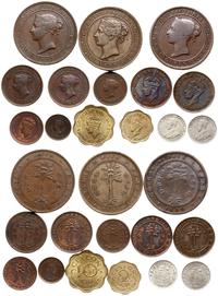 Cejlon (Sri Lanka), zestaw 14 monet