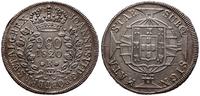 960 reis 1820 R, Rio de Janeiro, moneta przebita