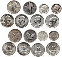zestaw 8 monet, w skład zestawu wchodzą: 1 dime 