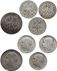 Polska, zestaw 4 monet - głowa kobiety w czepcu