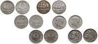zestaw 6 monet, Warszawa, 2 x 2 złote 1934 głowa