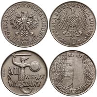Polska, zestaw: 2 x 10 złotych, 1964, 1965
