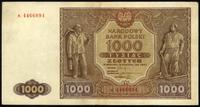 1.000 złotych 15.01.1946, seria K, Miłczak 122a