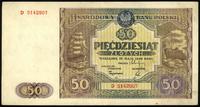 50 złotych 15.05.1946, seria D, Miłczak 128b