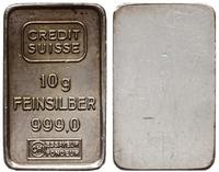 srebrna sztabka, CREDIT SUISSE, srebro próby '99
