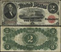 2 dolary 1917, seria D70009297A, czerwona pieczę