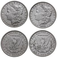 Stany Zjednoczone Ameryki (USA), zestaw 2 x 1 dolar, 1878 i 1882