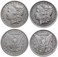Stany Zjednoczone Ameryki (USA), zestaw 2 x 1 dolar, 1885 i 1891 O