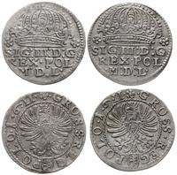 Polska, zestaw: 2 x grosz koronny, 1611