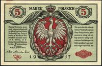 5 marek polskich 9.12.1916, seria A, "..biletów"