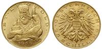 25 szylingów 1935, Św. Leopold, złoto 5.88 g, pi