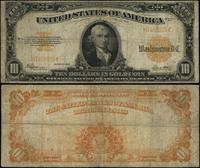 10 dolarów w złocie 1922, seria H7408995, żółta 