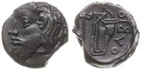 brąz III w. pne, Aw: Głowa Borystenesa w lewo, R