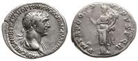denar 114-117, Rzym, Aw: Popiersie cesarza w wie