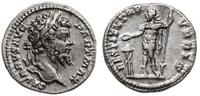 denar 200-201, Rzym, Aw: Głowa cesarza w wieńcu 