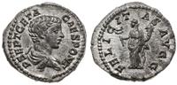 denar 199-202, Rzym, Aw: Głowa cezara w prawo i 
