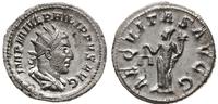 antoninian 244-247, Rzym, Aw: Popiersie cesarza 