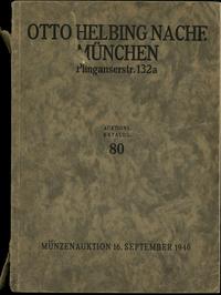literatura numizmatyczna, Otto Helbing Nachf., Auktions Katalog nr 80, Goldmünzen aller Zeiten und L..
