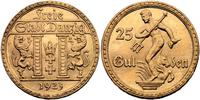 25 guldenów 1923, Berlin, złoto 7.92 g, Parchimo