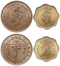 zestaw 2 monet, w skład zestawu wchodzą 1 cent 1