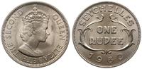 1 rupia 1960, miedzionikiel, KM 13