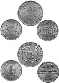 zestaw 3 monet, w skład zestawu wchodzą: 50 feni