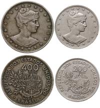 zestaw 2 monet, w skład zestawu wchodzą: 200 rei
